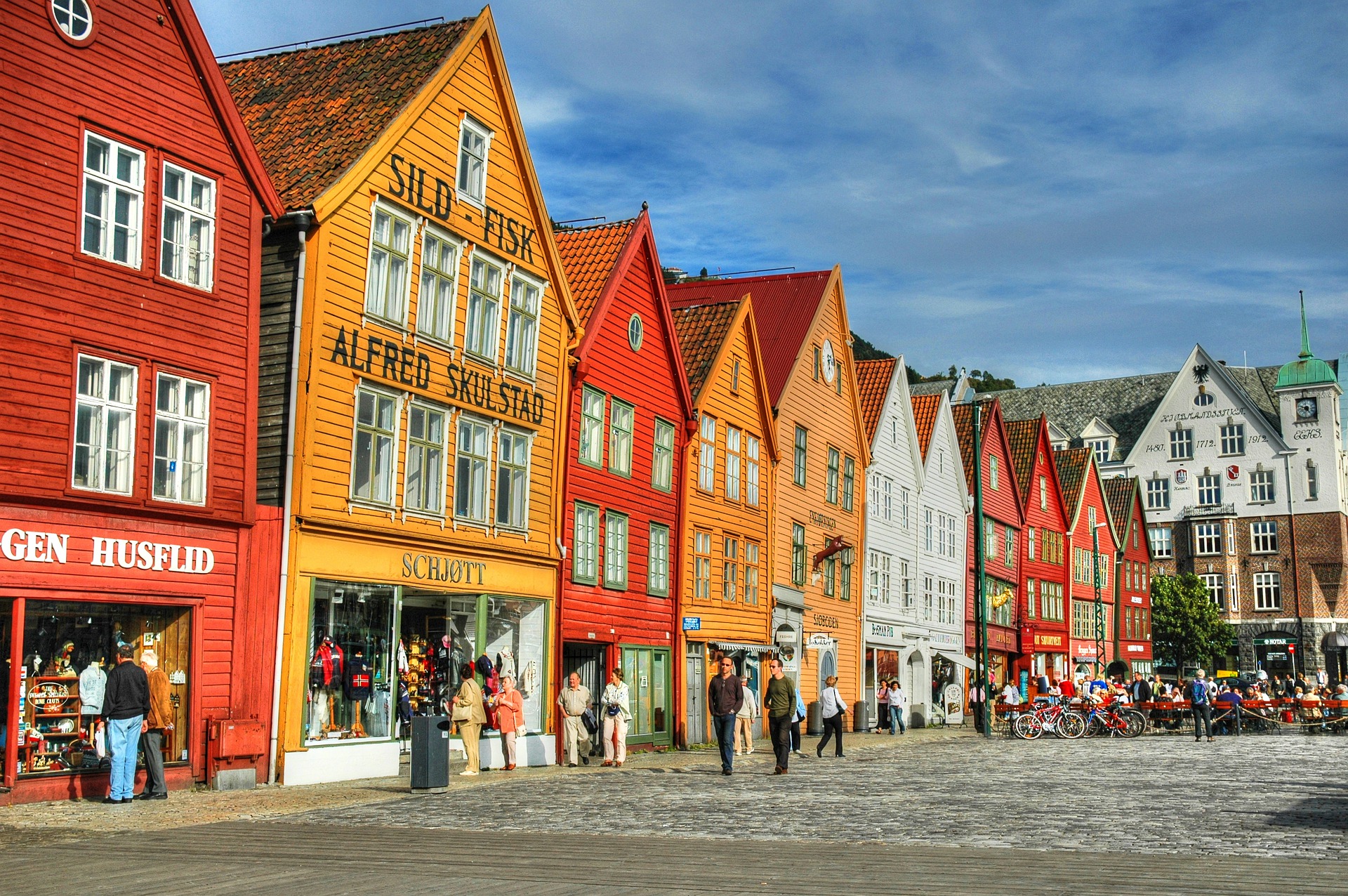 Stavanger och Bergen med de tropiska palmarna Flor & Fjre